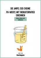 Vorschau - Arbeitsblätter - Säuren, Basen und Indikatoren - Ampel der Chemie: Theorie, Versuchsprotokoll, Arbeitsblätter, Differenziert - Deckblatt