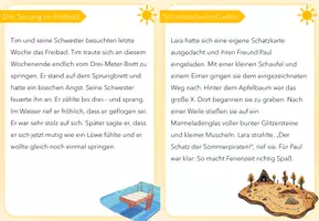 Vorschau - Arbeitsblätter - Lese Kartei Texte zum Thema Sommer - Seite 3