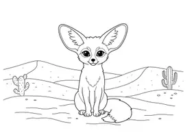 Vista previa - Manualidades / Dibujos para colorear - 20 Imágenes para colorear – Animales del desierto - página 2