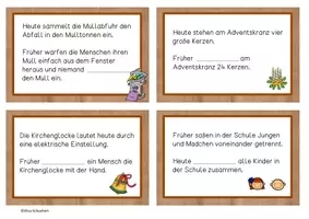 Vorschau - Fördermaterial/Inklusion - Arbeitskartei Zeitformen (Präsens und Präteritum) - Seite 2