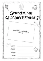 Vorschau - Arbeitsblätter - Abschiedsbuch/Abschiedszeitung/Abschied Grundschule - Seite 2