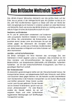 Vorschau - Arbeitsblätter - Das Britische Weltreich - Seite 1