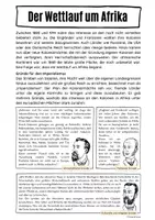 Vorschau - Arbeitsblätter - Der Wettlauf um Afrika (Imperialismus) - Seite 1
