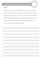 Vorschau - Arbeitsblätter - 10 Abschreibtexte zum Thema Wetter für die 3. Klasse (Deutsch) - Seite 3