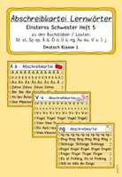 Vorschau - Spiele - Materialpaket Einsterns Schwester Heft 5 Klasse 1 - Seite 1