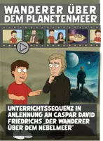 Vorschau - Unterrichtsreihen - Wanderer über dem Nebelmeer Romantik Kunstsequenz - Deckblatt