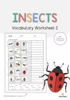 Aperçu - Fiches - Insects / Insectes: Vocabulary Worksheet 2 (Fiche d'exercices d'anglais) - Page de couverture