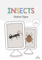 Aperçu - Affichage - Insects / Insectes: Station Signs (Cartes de travail en atelier) - Page de couverture