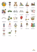 Aperçu - Jeux - Toys / Jouets: Vocabulary Game (Jeu pour le cours d'anglais) - Page 3