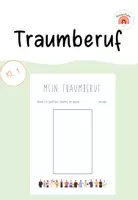 Vorschau - Arbeitsblätter - Traumberuf: 1. Klasse - Deckblatt