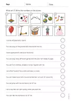 Aperçu - Cartes d'exercices - Toys / Jouets: What am I? - Worksheet (Fiche d'exercices d'anglais) - Page 3