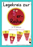 Vorschau - Fördermaterial/Inklusion - Legekreis zur 5er- Reihe - Deckblatt