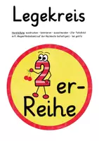 Vorschau - Fördermaterial/Inklusion - Legekreis zur 2er- Reihe #silvesterknaller23 - Seite 1