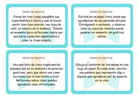 Vista previa - Tarjetas / Manipulativos - Tarjetas de gratitud - página 1