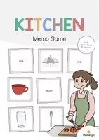 Aperçu - Jeux - Kitchen / Cuisine: Memo Game (Jeu pour le cours d'anglais) - Page de couverture