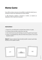 Aperçu - Jeux - Kitchen / Cuisine: Memo Game (Jeu pour le cours d'anglais) - Page 1