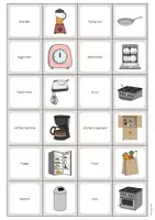 Aperçu - Jeux - Kitchen / Cuisine: Memo Game (Jeu pour le cours d'anglais) - Page 3