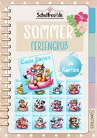 Vorschau - Bildkarten - Feriengruß Sommer_Karte "Coole Ferien" zum Ferienstart - Deckblatt