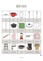 Aperçu - Jeux - Kitchen / Cuisine: Bingo (Jeu pour le cours d'anglais) - Page 2