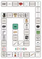 Aperçu - Jeux - Kitchen / Cuisine: Vocabulary Game (Jeu pour le cours d'anglais) - Page 2