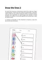 Aperçu - Cartes d'exercices - 3D Shapes / Formes 3D: Draw the lines 2 (Fiche d'exercices d'anglais) - Page 1