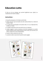Aperçu - Jeux - Easter / Pâques: Education Lotto (Jeu pour le cours d'anglais) - Page 1