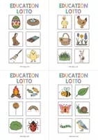 Aperçu - Jeux - Easter / Pâques: Education Lotto (Jeu pour le cours d'anglais) - Page 3
