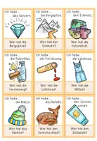 Vorschau - Spiele - Lesespiel - Wörter mit -tz - Ich habe ... Wer hat ..? in zwei Versionen - Seite 2
