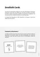 Aperçu - Cartes / Images - Easter / Pâques: Smalltalk Cards (Cartes de conversation) - Page 1
