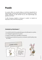 Aperçu - Jeux - Easter / Pâques: Puzzle (Puzzle pour le cours d'anglais) - Page 1