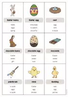 Aperçu - Jeux - Easter / Pâques: Don’t say it! (Jeu pour le cours d'anglais) - Page 2