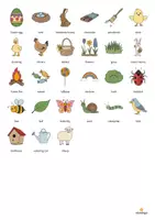 Aperçu - Jeux - Easter / Pâques: Vocabulary Game (Jeu pour le cours d'anglais) - Page 3