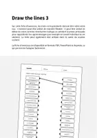 Aperçu - Cartes d'exercices - Sweets / Friandises: Draw the lines 3 (Fiche d'exercices d'anglais) - Page 1