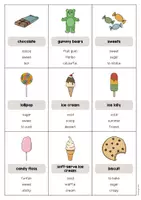 Aperçu - Jeux - Sweets / Friandises: Don’t say it! (Jeu pour le cours d'anglais) - Page 2