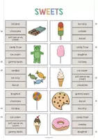 Aperçu - Cartes / Images - Sweets / Friandises: Clip Cards (Cartes à pince pour le cours d'anglais) - Page 2
