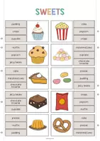 Aperçu - Cartes / Images - Sweets / Friandises: Clip Cards (Cartes à pince pour le cours d'anglais) - Page 3