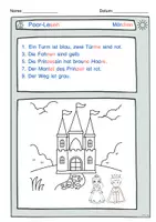 Vorschau - Arbeitsblätter - Paar-Lesen/ Partner-Lesen/ Lese-Malen - Seite 3