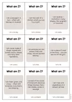 Aperçu - Jeux - Lunch & Dinner / Déjeuner et dîner: What am I? - Cards (Jeu pour le cours d'anglais) - Page 3