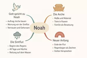Vorschau - Arbeitsblätter - Arbeitsblatt "Noah" + Onlineübung & MP3 + Mindmap + Infografik - Seite 3