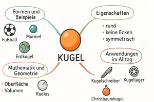 Vorschau - Arbeitsblätter - Arbeitsblatt "Kugel" + Onlineübung & MP3 + Mindmap + Infografik - Seite 3