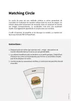 Aperçu - Cartes / Images - Lunch & Dinner / Déjeuner et dîner: Matching Circle (Puzzle circulaire pour le cours d'anglais) - Page 1