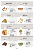 Aperçu - Jeux - Lunch & Dinner / Déjeuner et dîner: Puzzle (Puzzle pour le cours d'anglais) - Page 3