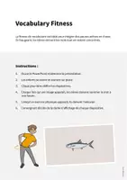 Aperçu - Jeux - Lunch & Dinner / Déjeuner et dîner: Vocabulary Fitness (Fitness du vocabulaire) - Page 1