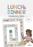 Aperçu - Jeux - Lunch & Dinner / Déjeuner et dîner: Vocabulary Game (Jeu pour le cours d'anglais) - Page de couverture