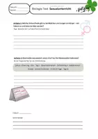 Vorschau - Fördermaterial/Inklusion - Biologie Test Klasse 8 Sexualunterricht + Zieldifferenziert - Seite 2