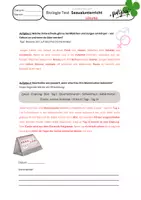 Vorschau - Fördermaterial/Inklusion - Biologie Test Klasse 8 Sexualunterricht + Zieldifferenziert - Seite 3