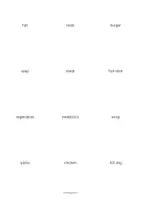 Aperçu - Fiches - Lunch & Dinner / Déjeuner et dîner: Vocabulary Cards (Cartes de mots) - Page 3