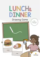 Aperçu - Jeux - Lunch & Dinner / Déjeuner et dîner: Drawing Game (Jeu pour le cours d'anglais) - Page de couverture