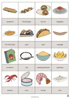 Aperçu - Jeux - Lunch & Dinner / Déjeuner et dîner: Drawing Game (Jeu pour le cours d'anglais) - Page 3