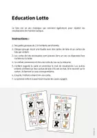 Aperçu - Jeux - Farm / Ferme: Education Lotto (Jeu pour le cours d'anglais) - Page 1